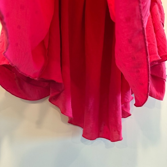 SHEIN Vibrant Pink Off The Shoulder Top - Picture 2 of 7